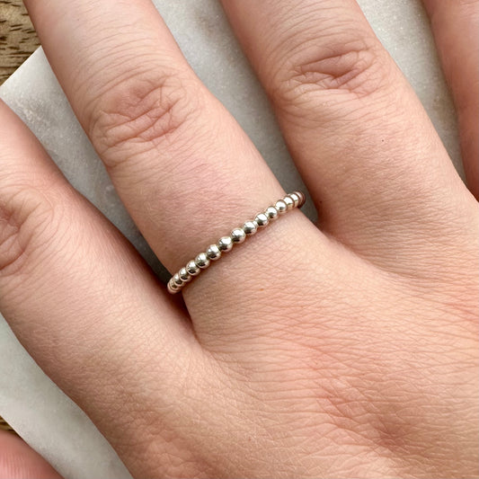 Beaded Stacking Ring