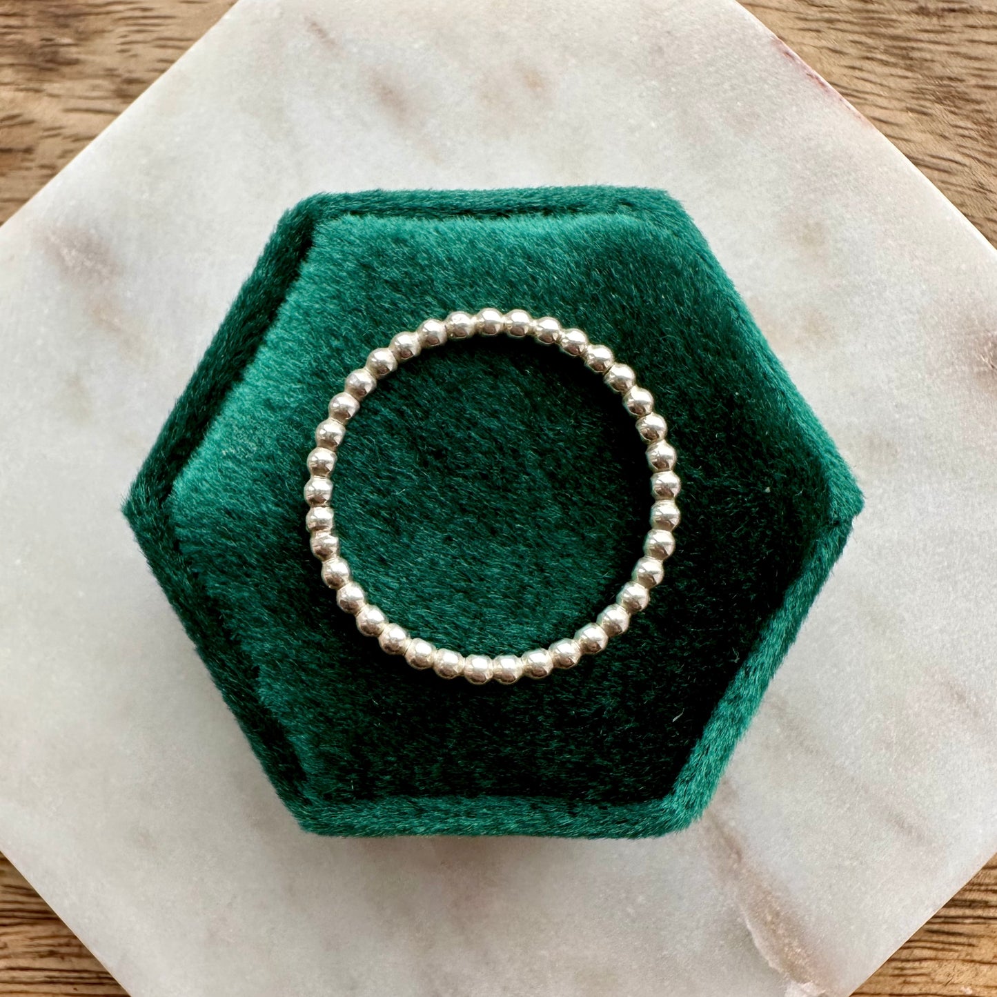 Beaded Stacking Ring