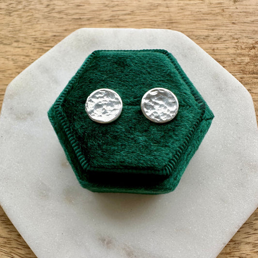 Full Moon Stud Earrings