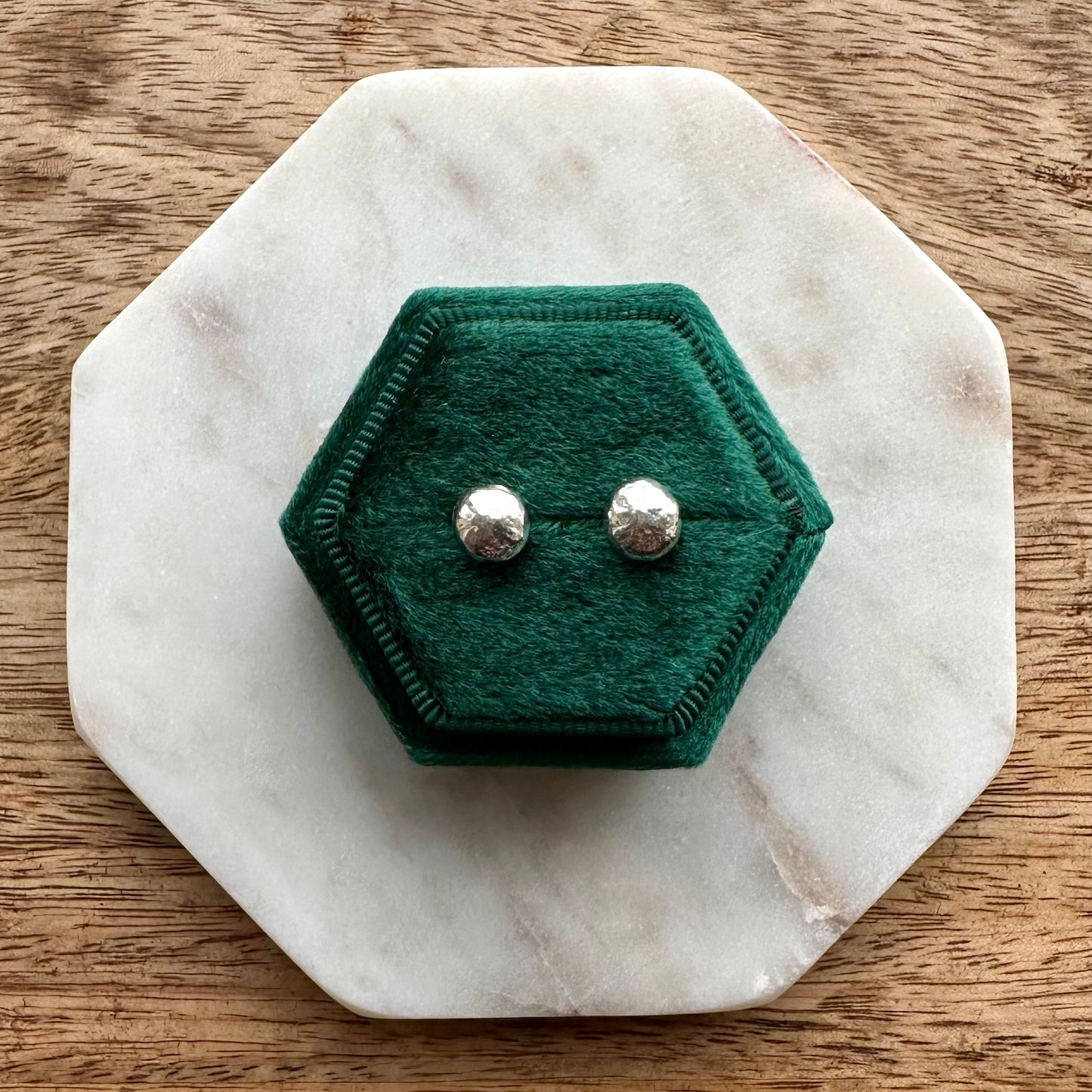 Small Pebble Earrings