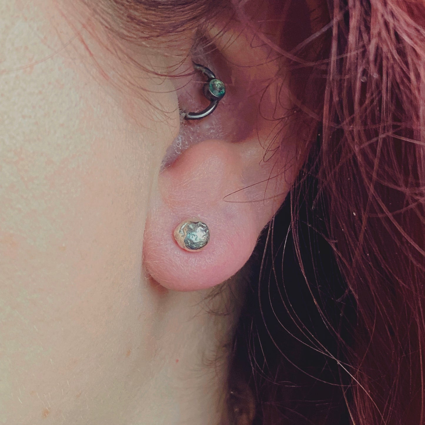 Small Pebble Earrings