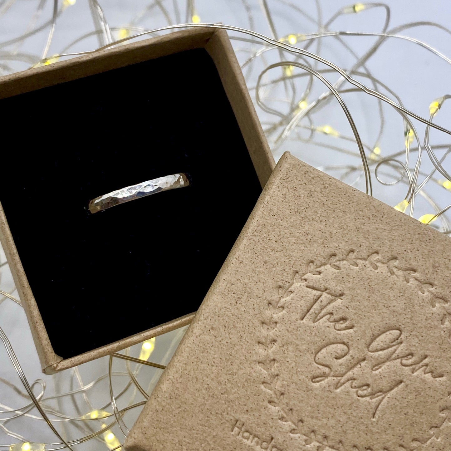 Hammered Stacking Ring