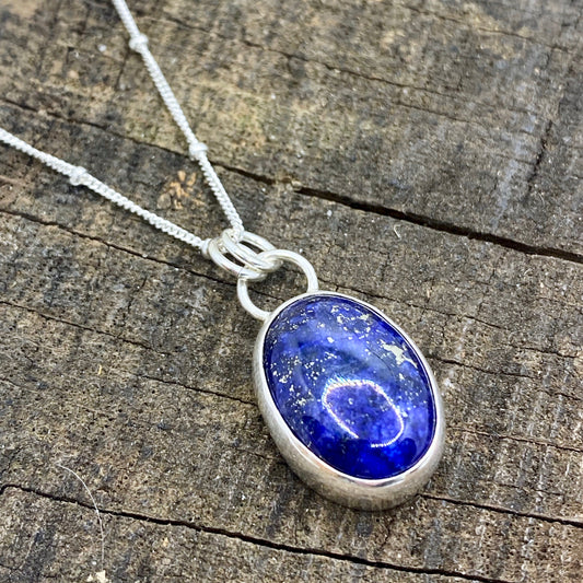 Lapis Lazuli Oval Necklace