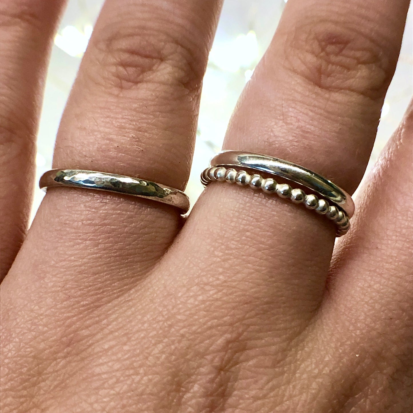 Beaded Stacking Ring