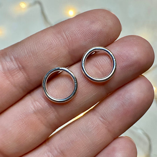 Large Open Circle Earrings