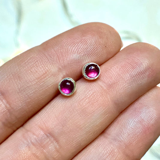 Ruby Stud Earrings
