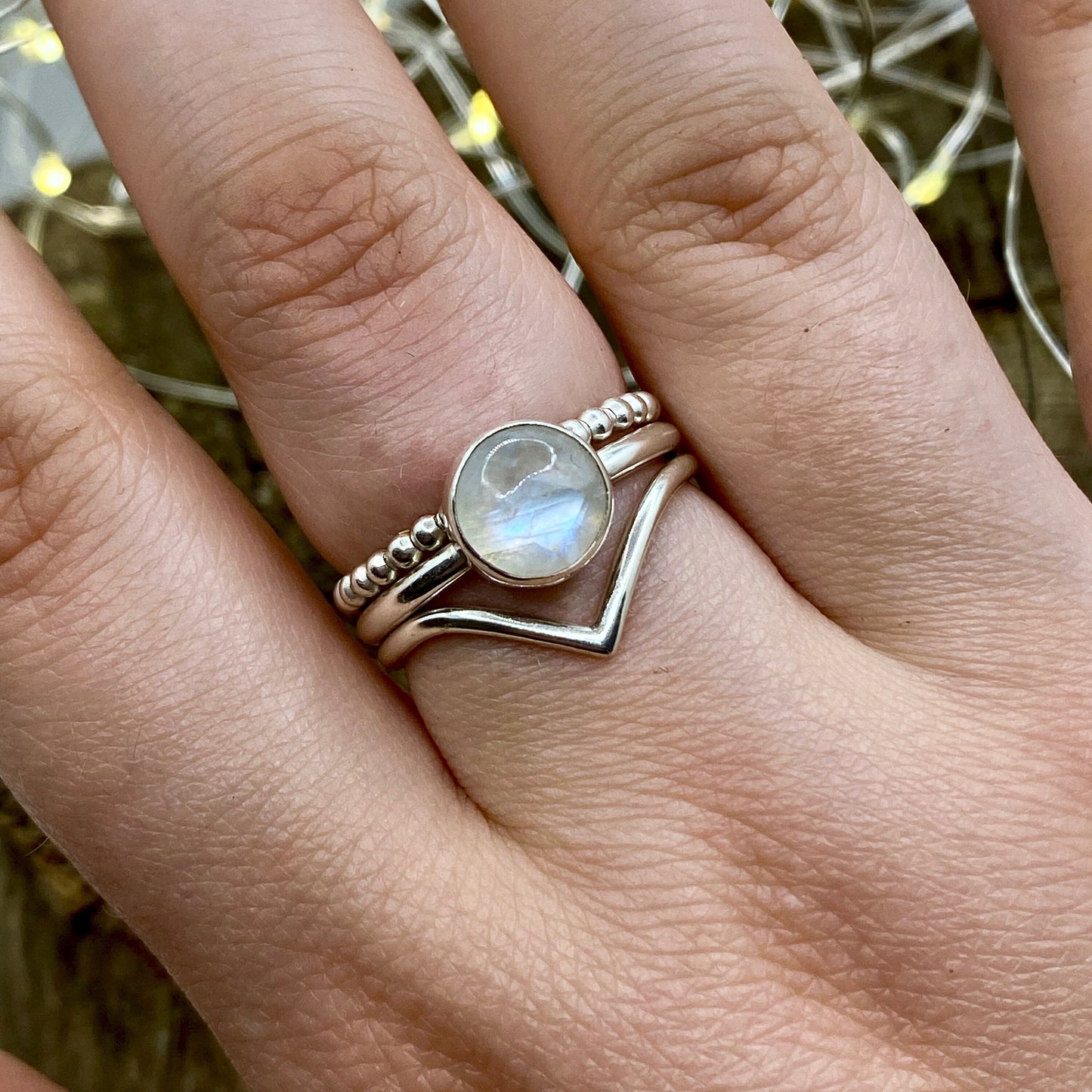 Beaded Stacking Ring