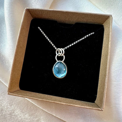 London Blue Topaz Necklace