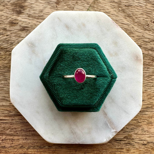 Rani Jade Oval Ring