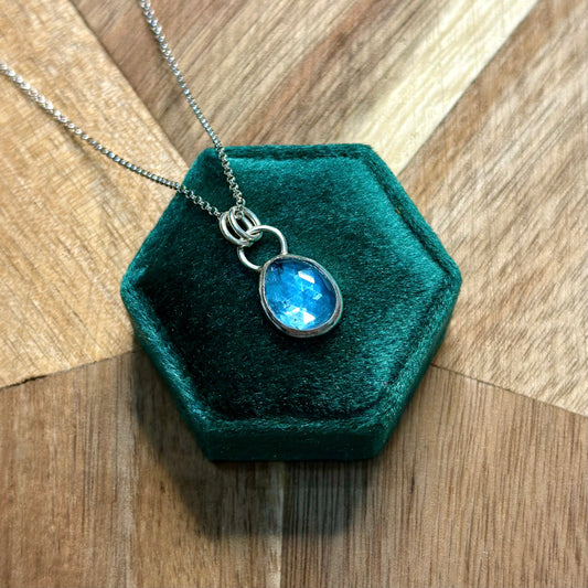 London Blue Topaz Necklace