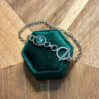 Emerald Toggle Bracelet