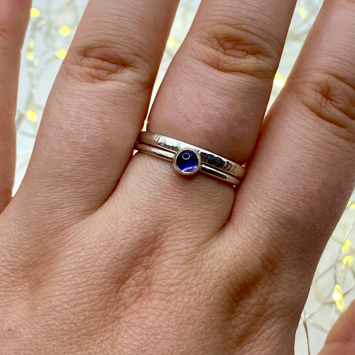 Iolite Dainty Ring